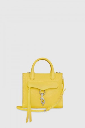 Top Handle Bags Dama Rebecca Minkoff Megan Mini Tote Soleil | 6293450-PT